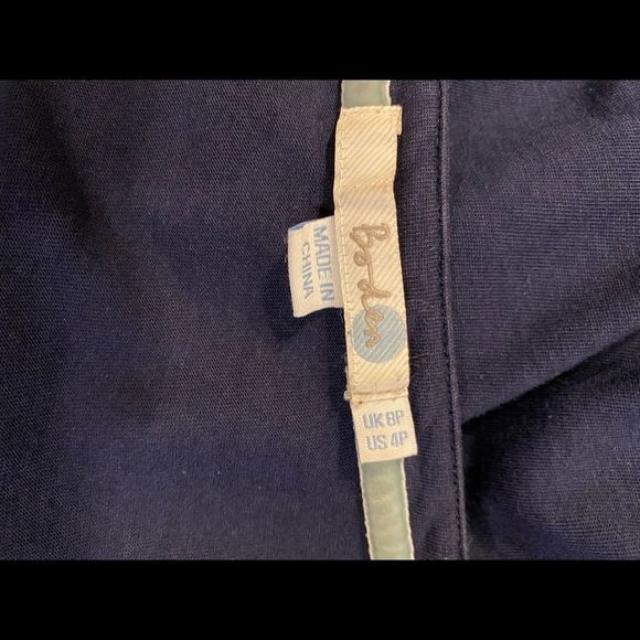 BODEN Midi Shirt Dress Navy Blue 4 4P - Picture 6 of 7